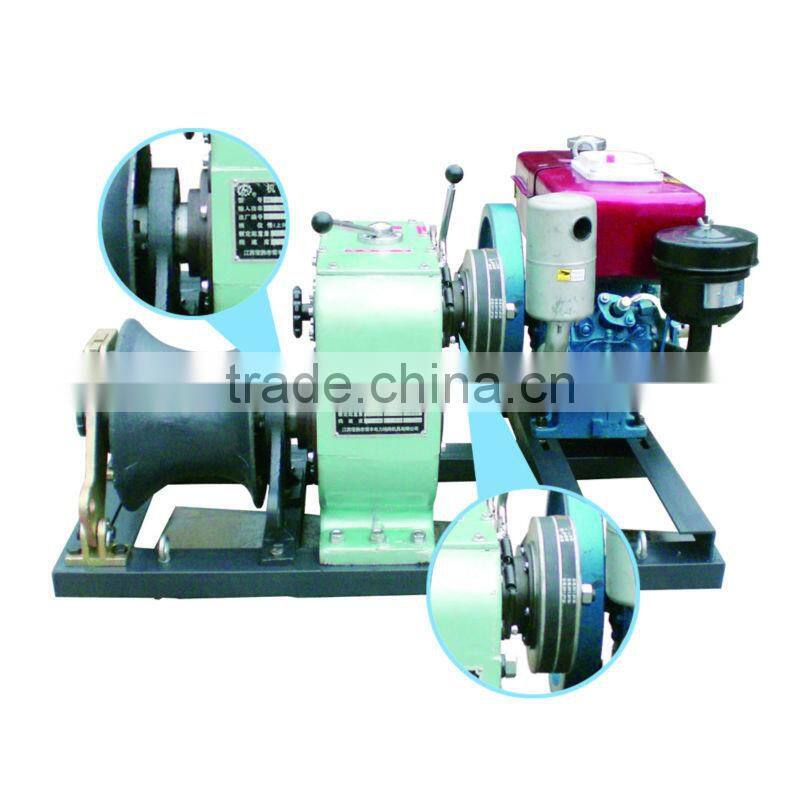 Manufacturer 5 Ton Diesel Engine Powered Hoisting Winch