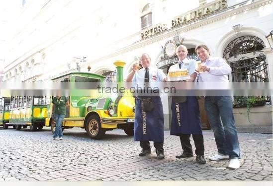 Trackless Train with high climbing capacity