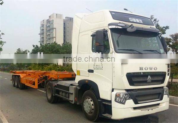 International low price HOWO T7H 4X2 400HP Euro4 AMT Tractor head Truck for sale