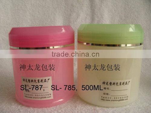 500ml bottle round plastic container