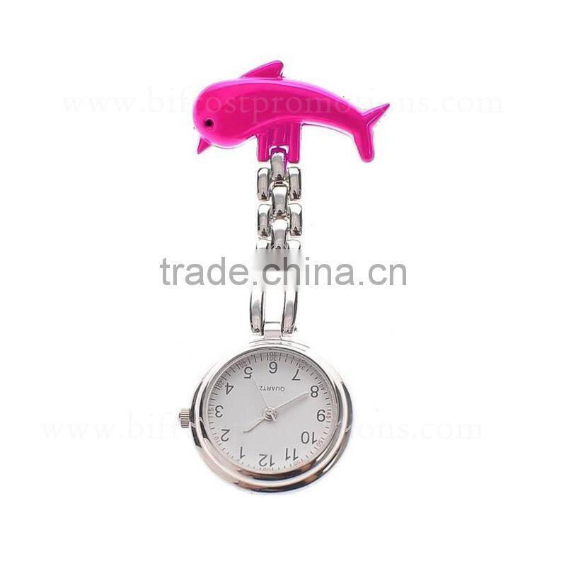 Dolphin Cheap Promotions Brooch Pocket Nurse Watch