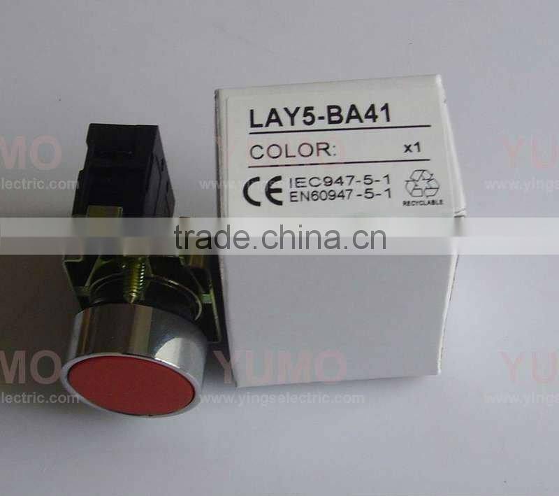 Push Button plastic bezel pushbutton switchLAY5-BA41