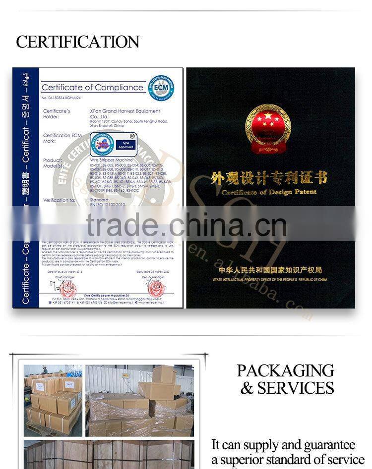 automatic 99% recycling rate air conditioner/refrigerator radiator stripping recycling machine BS-1200P