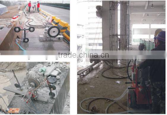 faster cutting machine SQ-80AM hydraulic rebar saw machine with diamond wire