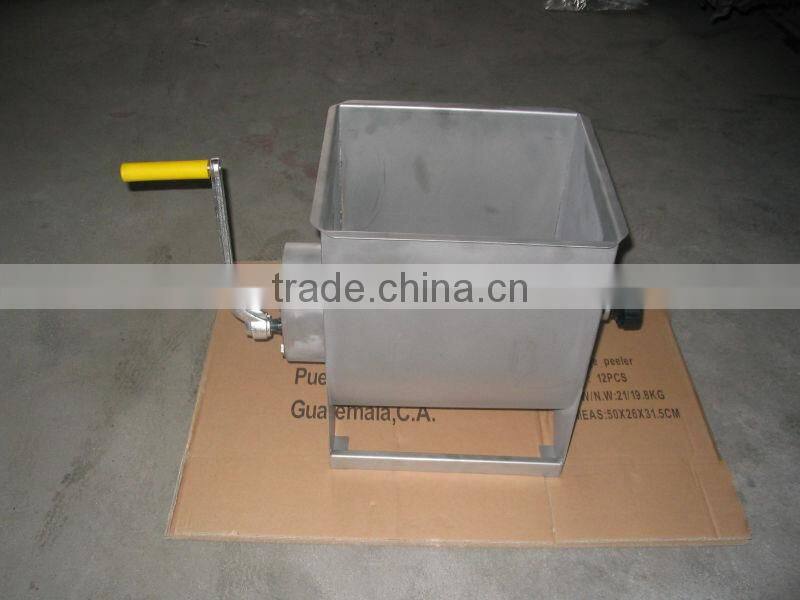 Hot Selling! 20LB Manual Stainless Steel Meat Mixer,Meat Mixing Machine
