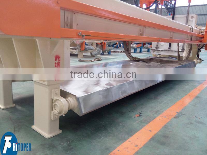 fully automatic filter press with automatic filter cloth washing in ultra filtration system