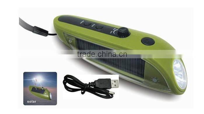 5 PCS ABS li-cell battery solar torch lamp