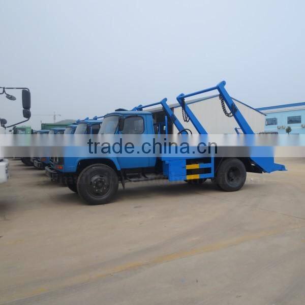 140hp DONGFENG 4*2 Swing Arm Garbage Truck 6 m3