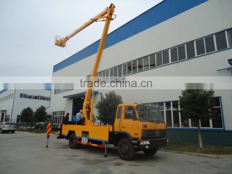 20 m high altitude operation truck, 20 m over head working truck, 20 m bucket working truck.