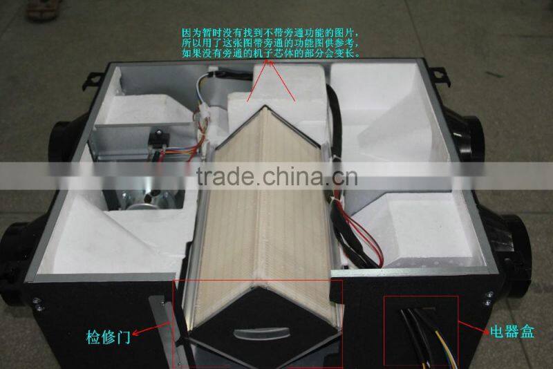 500--600M3/H air volume AC heat exchanger Energy Recovery Ventilators
