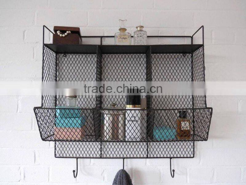 Bathroom/Kitchen Metal Wire Wall Rack Shelving Display Shelf