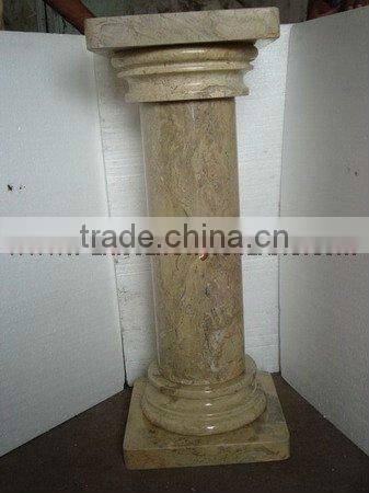 DECORATIVE SAHARA BEIGE MARBLE PEDESTALS