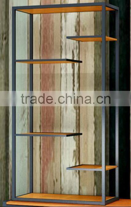 winsome design new arrival metal legs wooden antique shelf