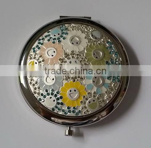 quality folding compact mirror , pocket mirror for girls