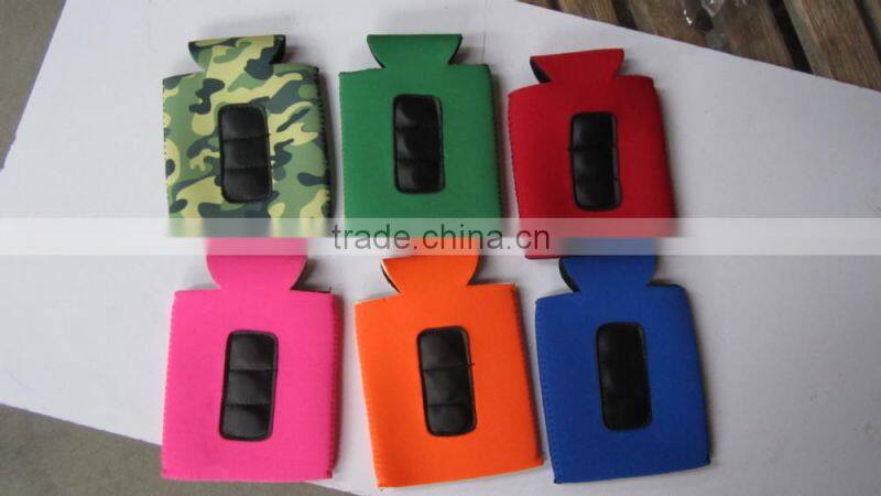 Custom Foldable Neoprene Magnetic Bottle Sleeve