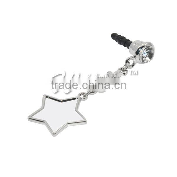 2015 New Sublimation Earphone Stopper Mobile Phone Accessory