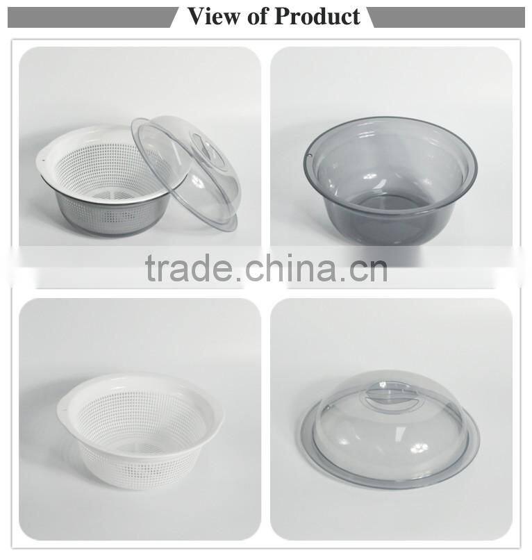 Wholesale plastic round fruit basket for daily life