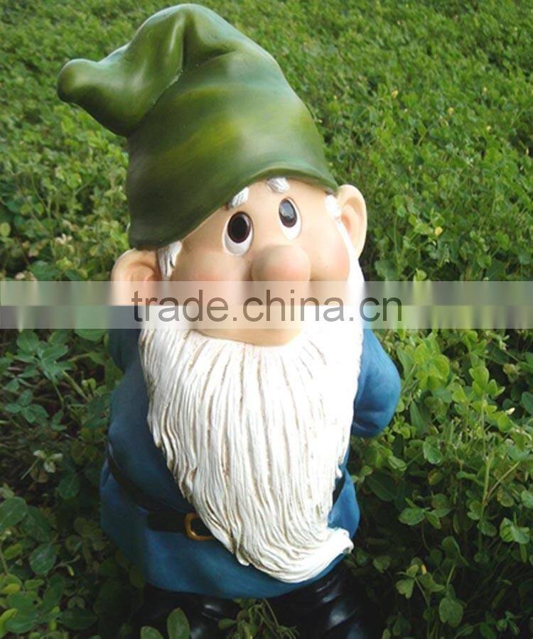 Popular cute resin small garden decoration gnome figurines wholesale