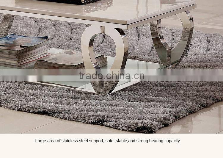 C376 New design living room marble top center table