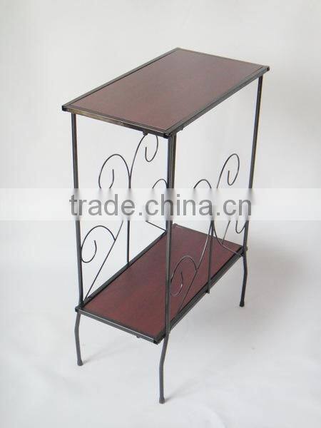 2 tier Metal Occasional Decorative magazine table or sofa side table