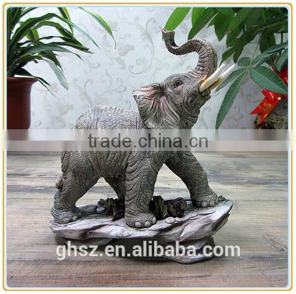 Customized garden animal mascot resin elephant statues for sale