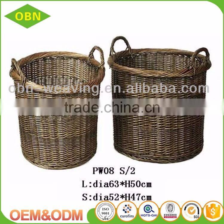 Large cheap dirty clothes wicker laundry basket