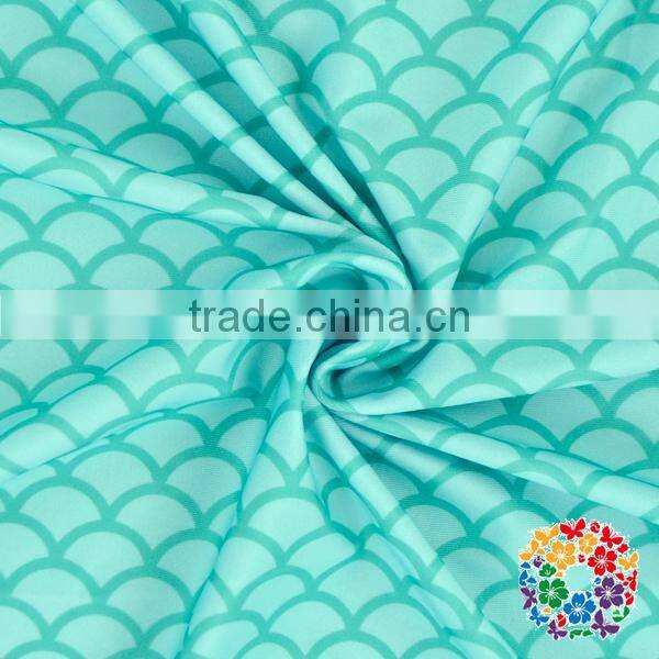 Latest Fashion Flowing Print Swimming Fabric Stretchy Swimsuit Polyester Fabric