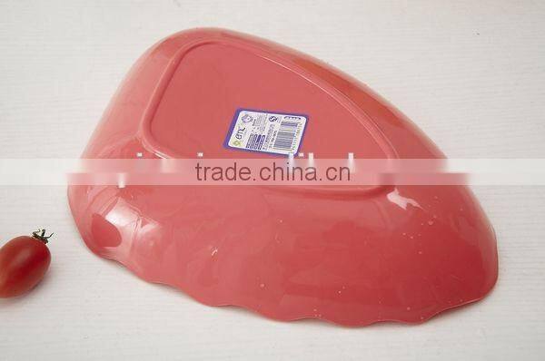 Grape leaf shape fruit tray plastic plate plastic fruit tray