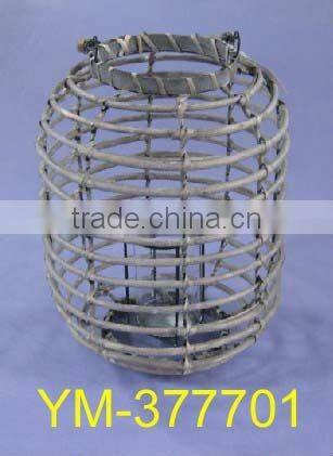 cheap portable wicker candle holder