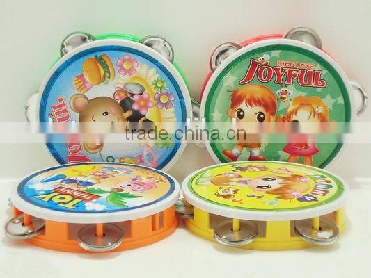 Musical tambourine, tambourine, plastic tambourine