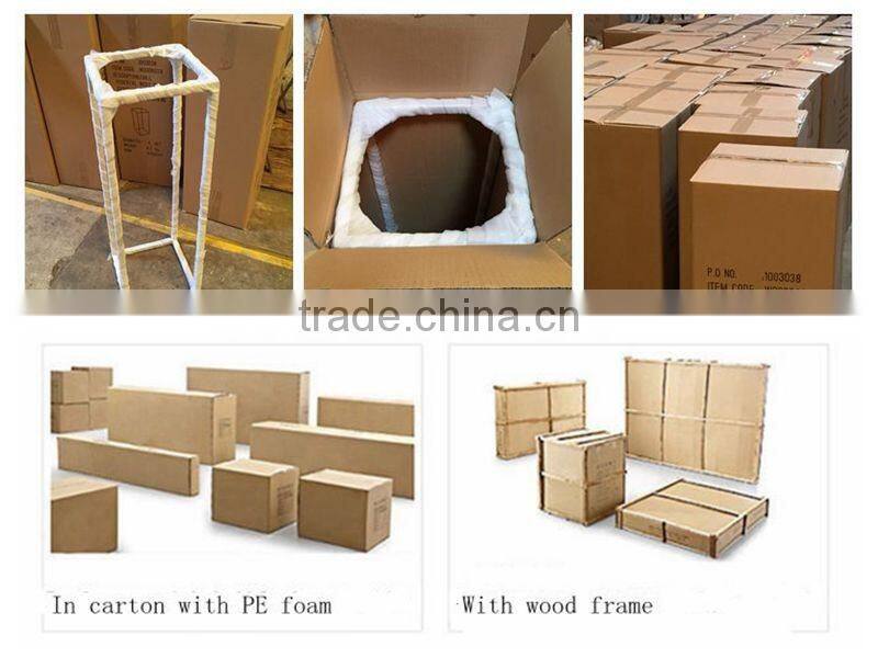 Blue Metal Wire Plant Stand - Hairpin Leg Inspired