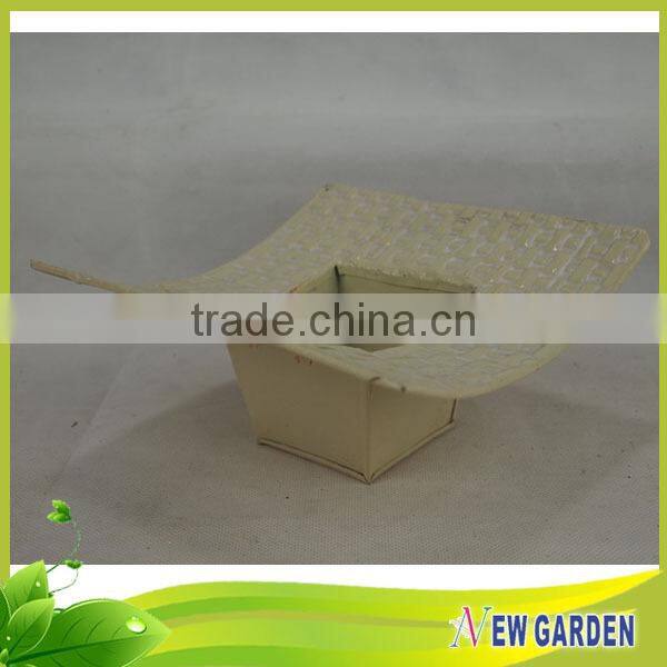 Factory price unique handicraft galvanized pot for garden