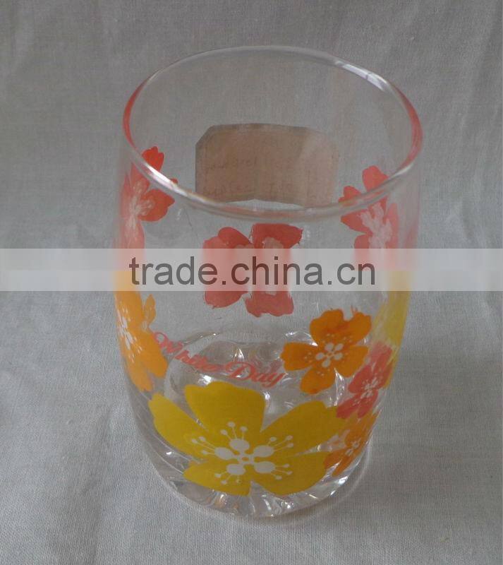 Print Hand-made glass cup