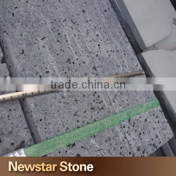 Sawn cut lava stone black lava rock price