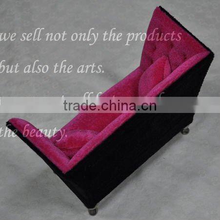 high backrest sofa jewelry in box ring box earring box sf-135 with mirror