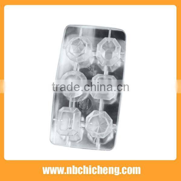 8-tray High Quality Cheaper Price Colorful Design Silicone Ice Cube Mould, Ring , Ice Cube Tray.