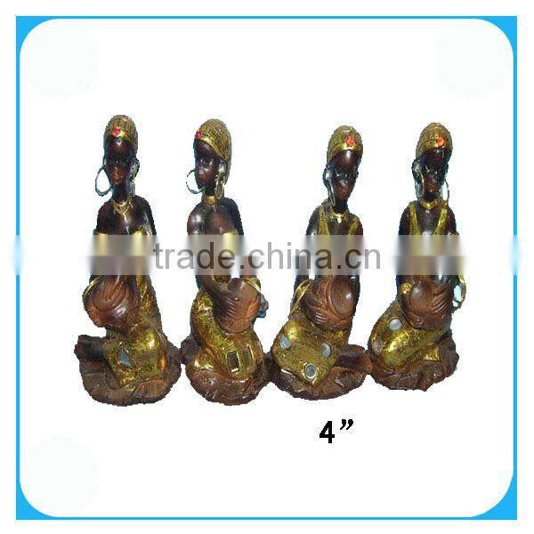 Black woman candle holders for home decoration
