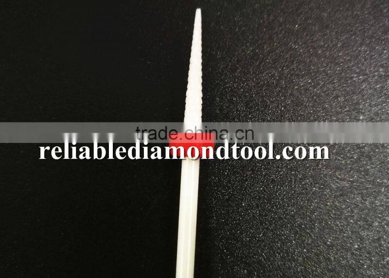 Fine Type Small Cone Head Diameter 2.0MM Polishing Drill Nail Ceramic Drill Bit