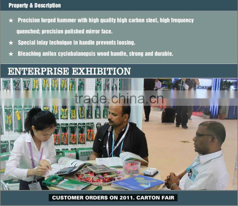 MIRROR POLIISHED BALL PEIN HAMMER WITH BEECH HANDLE