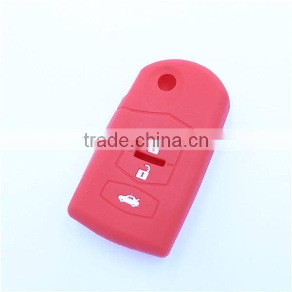 NEW SILICONE HOT BRIGHT CAR KEY COVER CASE FOR MAZDA MPS CX7 CX9