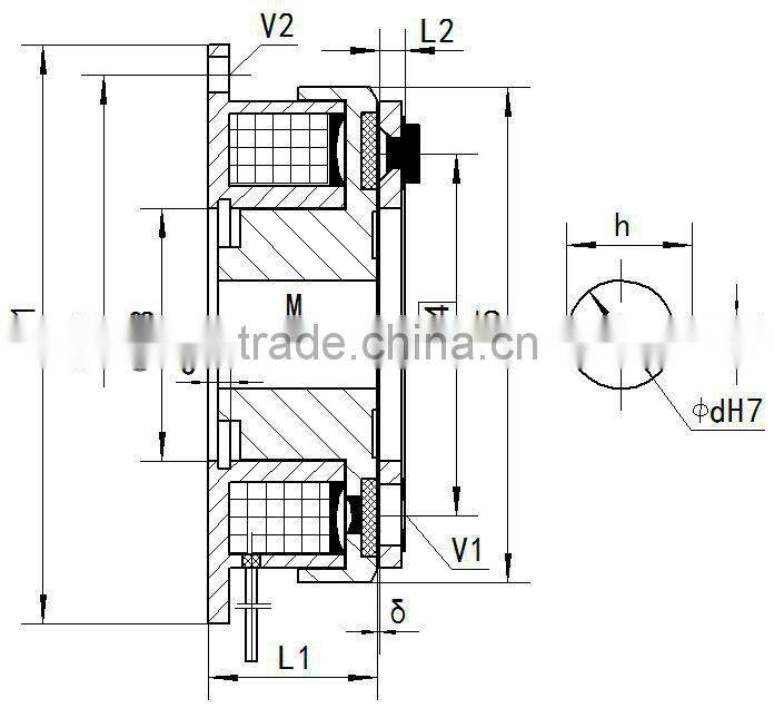 DLD1-16B Single Plate Electromagnetic Clutch