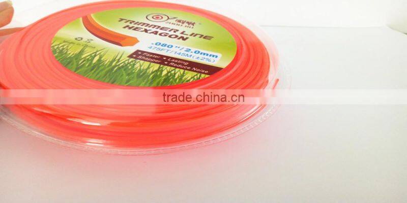 Famous brand zhoujiu hexagon trimmer line ,welcome to buy