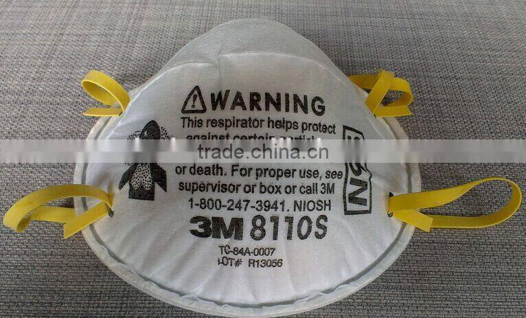 3M 8110S N95 Particulate Respirator Face mask Small size