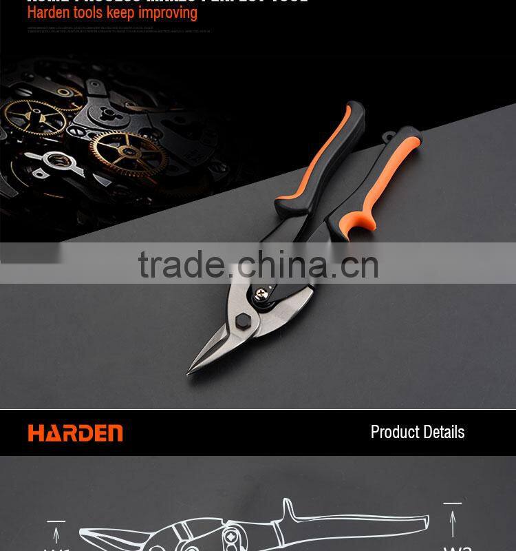 Chrome Vanadium Left Cut Aviation Tin Snips For Cutting Steel Sheet