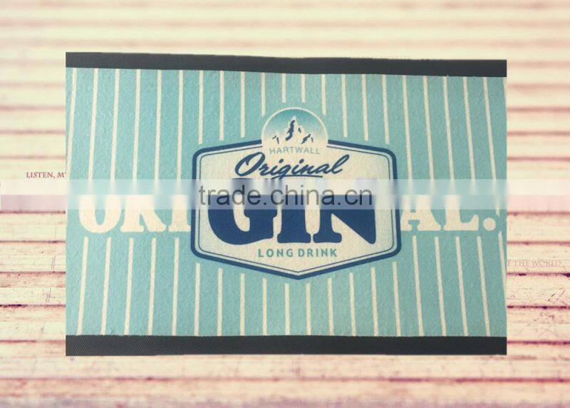 anti-slip custom non-woven rubber bar mat