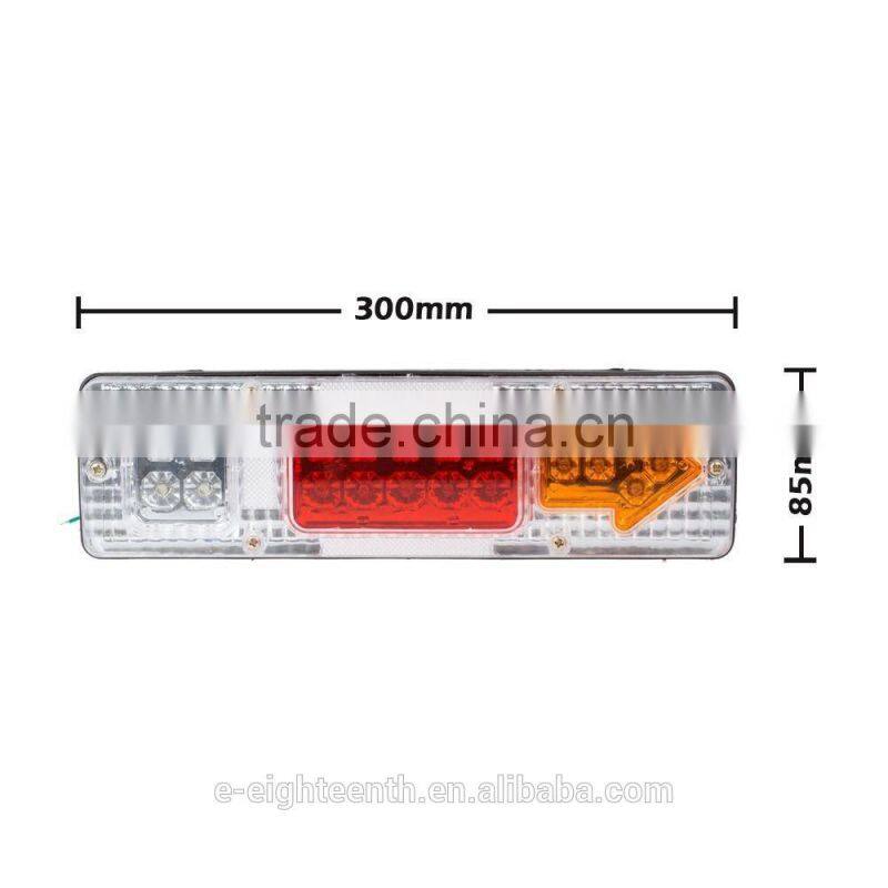 2016 new 12V 24V LED light Rear Turn Signal Truck Trailer Caravan Led Trailer Tail Lights Stop Rear Tail Indicator Light