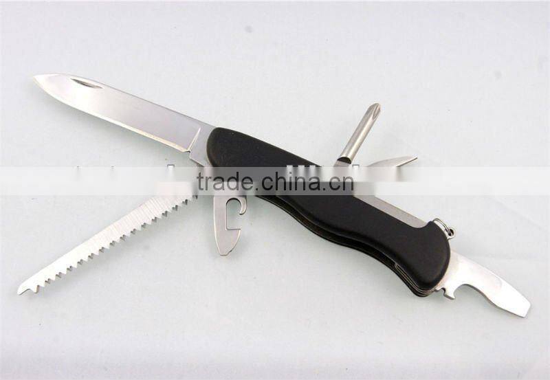 Multi functional stainless steel folding pocket knife multifunction keychain knife strider knife tools set K9006P-1