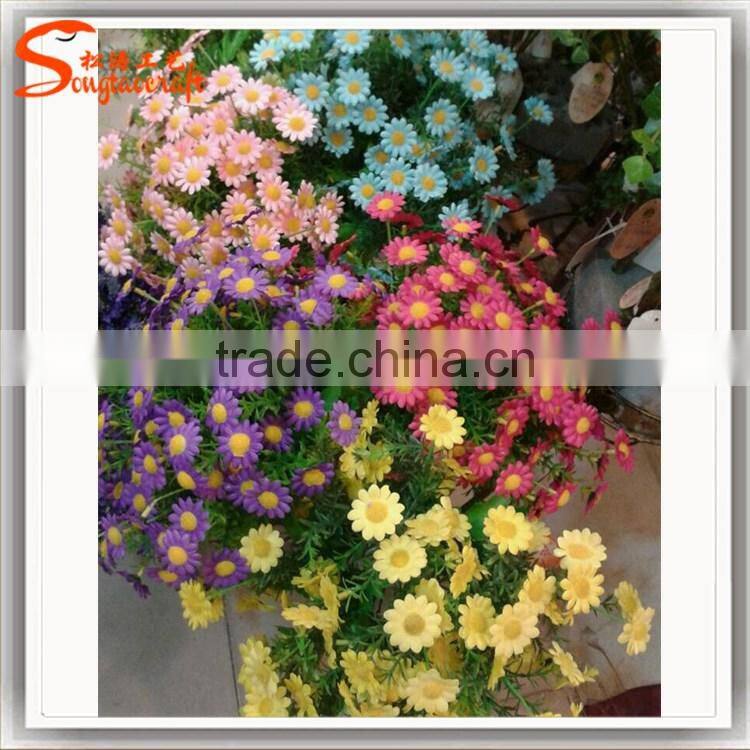 Manufacturing Chinese touch flower soft artificial fake sunflower decor flower for sale
