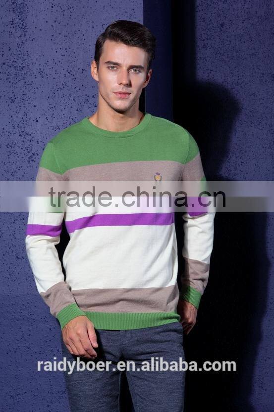 100%cotton colorful knitwear