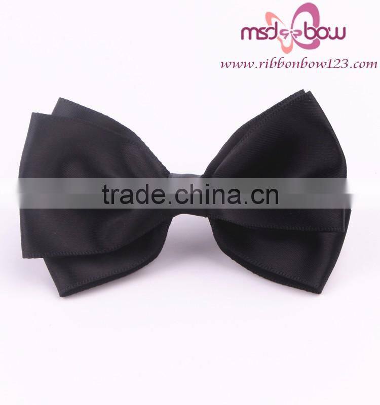 Delicate new design satin grosgrain ribbon bow for perfume bottle decorative